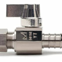 New 👍 Sioux Chief 1/2 x 3/8 in. F1807 x Compression Straight Supply Stop Valve in Nickel Plated 🎁