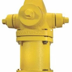 New ❤️ American Flow Control Waterous Pacer® Yellow 8 ft. Mechanical Joint Assembled Fire Hydrant 🛒