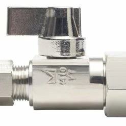 Hot Sale ✔️ Sioux Chief 129 Series 1/2 in x 3/8 in Lever Handle Straight Supply Stop Valve in Chrome Plated 👏