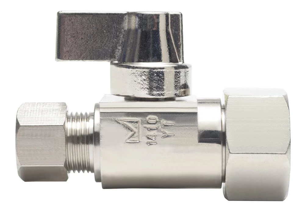 Hot Sale ✔️ Sioux Chief 129 Series 1/2 in x 3/8 in Lever Handle Straight Supply Stop Valve in Chrome Plated 👏 1 Hot Sale ✔️ Sioux Chief 129 Series 1/2 in x 3/8 in Lever Handle Straight Supply Stop Valve in Chrome Plated 👏