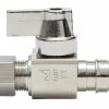 Best Pirce ✨ Sioux Chief 129 Series 1/2 x 1/4 in. F1960 x Compression Straight Supply Stop Valve in Chrome Plated 💯