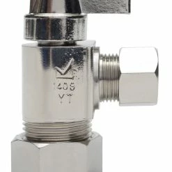Deals 🔥 Sioux Chief 130 Series 5/8 x 1/4 in. Compression Lever Straight Supply Stop Valve in Nickel Plated 😍