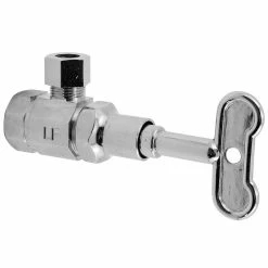 Best reviews of ✔️ Sioux Chief 134-G Series 1/2 x 3/8 in. FIPT x OD Compression Loose Key Handle Angle Supply Stop Valve in Polished Chrome 😍
